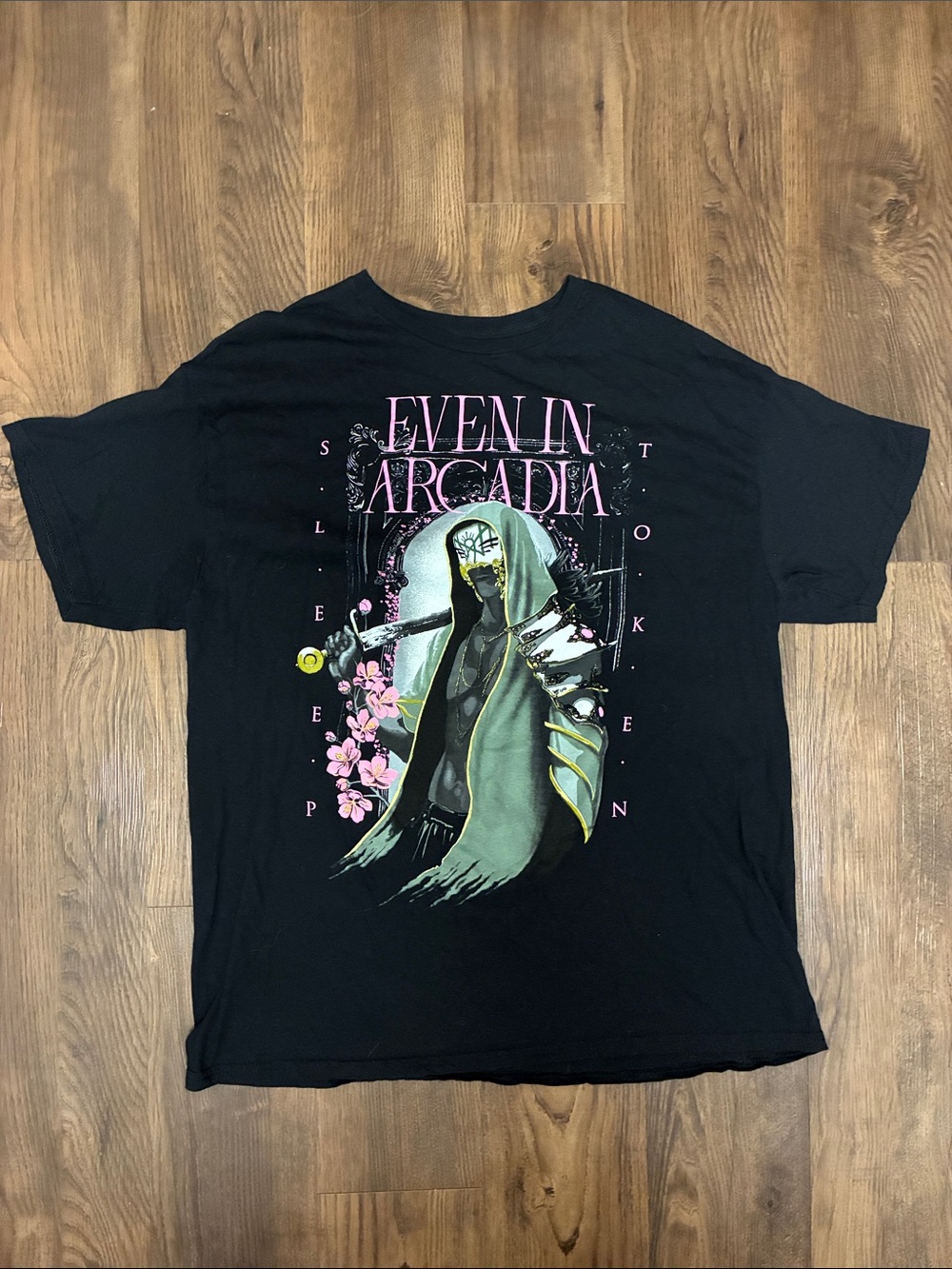 Sleep Token Even In Arcadia Black Graphic Tee - Men’s XL